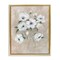 Stupell Industries Beige Neutral Flowers Floater Framed Canvas Wall Art Design by Nan